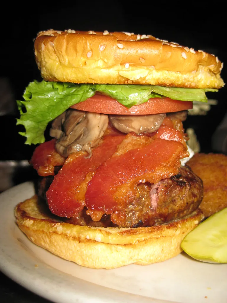 Hamburguesa de la casa