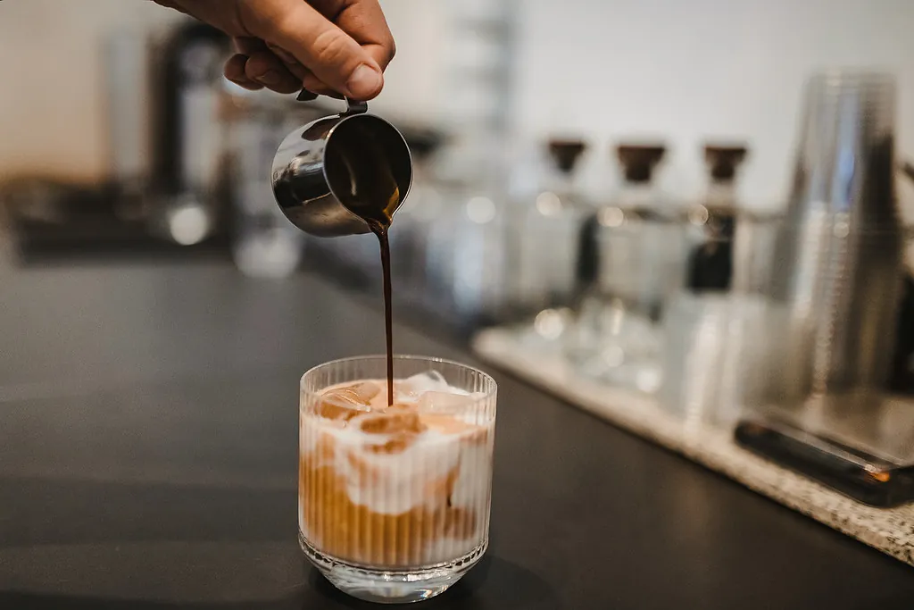 Latte helado