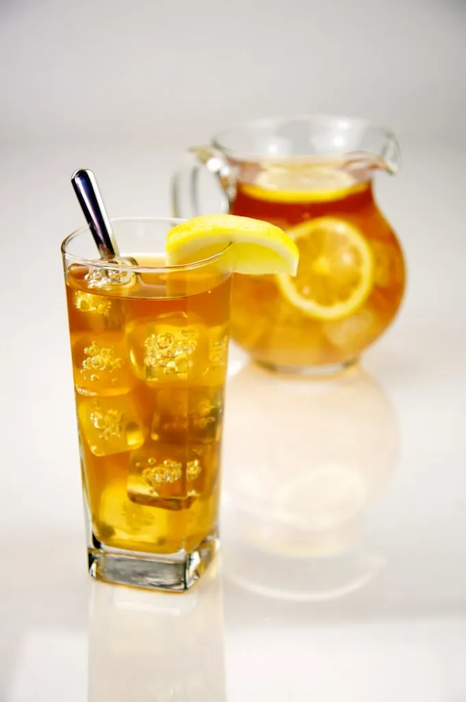 Té helado de durazno